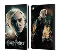 Head Case Designs Licenciado Oficialmente Harry Potter Draco Malfoy Reliquias mortales VIII Carcasa de Cuero Tipo Libro Compatible con Apple iPad Air 2 (2014)