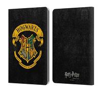 Head Case Designs Licenciado Oficialmente Harry Potter Escudo Hogwarts Sorcerer's Stone I Carcasa de Cuero Tipo Libro Compatible con Kindle Paperwhite 1/2 / 3