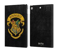 Head Case Designs Licenciado Oficialmente Harry Potter Escudo Hogwarts Sorcerer's Stone I Carcasa de Cuero Tipo Libro Compatible con Apple iPad 10.2 2019/2020/2021