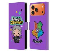 Head Case Designs Licenciado Oficialmente Harry Potter Garrick Ollivander Reliquias de la Muerte XXXIII Funda de Cuero Tipo Cartera Compatible con Apple iPhone 17 Pro MAX