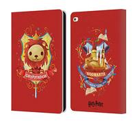 Head Case Designs Licenciado Oficialmente Harry Potter Gryffindor Reliquias mortales II Carcasa de Cuero Tipo Libro Compatible con Apple iPad Air 2 (2014)