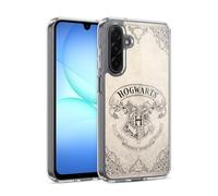 Head Case Designs Licenciado Oficialmente Harry Potter Hogwarts Parchment Piedra de hechicero I Funda de Gel [Grado Militar] Compatible con Samsung Galaxy A17 4G / 5G Y Compatible con MagSafe