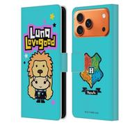 Head Case Designs Licenciado Oficialmente Harry Potter Luna Lovegood Reliquias de la Muerte XLV Funda de Cuero Tipo Cartera Compatible con Apple iPhone 17 Pro MAX