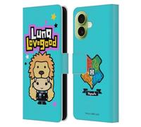 Head Case Designs Licenciado Oficialmente Harry Potter Luna Lovegood Reliquias de la Muerte XLV Funda de Cuero Tipo Cartera Compatible con Apple iPhone 17