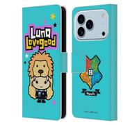 Head Case Designs Licenciado Oficialmente Harry Potter Luna Lovegood Reliquias de la Muerte XLV Funda de Cuero Tipo Cartera Compatible con Apple iPhone 17 Pro