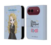 Head Case Designs Licenciado Oficialmente Harry Potter Luna Lovegood Reliquias de la Muerte XXXVII Funda de Cuero Tipo Cartera Compatible con Apple iPhone Duo