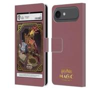 Head Case Designs Licenciado Oficialmente Harry Potter: Magic Awakened Dumbledore Card Characters Funda de Cuero Tipo Cartera Compatible con Apple iPhone 17 Air