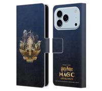 Head Case Designs Licenciado Oficialmente Harry Potter: Magic Awakened Dumbledore Characters Funda de Cuero Tipo Cartera Compatible con Apple iPhone 17 Pro