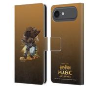 Head Case Designs Licenciado Oficialmente Harry Potter: Magic Awakened Hagrid Characters Funda de Cuero Tipo Cartera Compatible con Apple iPhone 17 Air