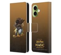 Head Case Designs Licenciado Oficialmente Harry Potter: Magic Awakened Hagrid Characters Funda de Cuero Tipo Cartera Compatible con Apple iPhone 17