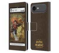 Head Case Designs Licenciado Oficialmente Harry Potter: Magic Awakened Harry Potter Card Characters Funda de Cuero Tipo Cartera Compatible con Apple iPhone 17 Air