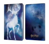 Head Case Designs Licenciado Oficialmente Harry Potter Patrón de Ciervo Prisoner of Azkaban II Carcasa de Cuero Tipo Libro Compatible con Kindle Paperwhite 1/2 / 3