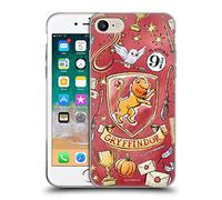 Head Case Designs Licenciado Oficialmente Harry Potter Patrón Gryffindor Reliquias de la Muerte XIII Caso Funda de Gel Suave Compatible con Apple iPhone 7/8 / SE 2020 & 2022