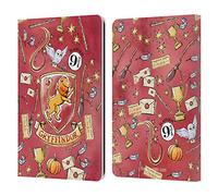 Head Case Designs Licenciado Oficialmente Harry Potter Patrón Gryffindor Reliquias de la Muerte XIII Carcasa de Cuero Tipo Libro Compatible con Kindle Paperwhite 1/2 / 3
