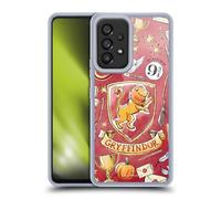Head Case Designs Licenciado Oficialmente Harry Potter Patrón Gryffindor Reliquias de la Muerte XIII Caso Funda de Gel Suave Compatible con Samsung Galaxy A53 5G (2022)