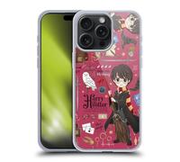 Head Case Designs Licenciado Oficialmente Harry Potter Patrón Harry Reliquias de la Muerte XXXVII Caso Funda de Gel Suave Compatible con Apple iPhone 15 Pro MAX