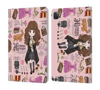 Head Case Designs Licenciado Oficialmente Harry Potter Patrón Hermione Reliquias de la Muerte XXXVII Carcasa de Cuero Tipo Libro Compatible con Apple iPad Pro 11 2020/2021 / 2022