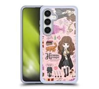 Head Case Designs Licenciado Oficialmente Harry Potter Patrón Hermione Reliquias de la Muerte XXXVII Caso Funda de Gel Suave Compatible con Samsung Galaxy S24 5G