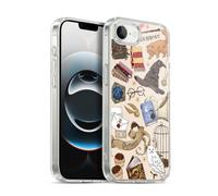 Head Case Designs Licenciado Oficialmente Harry Potter Patrón Hogwarts Reliquias de la Muerte XXXVII Funda de Gel [Grado Militar] Compatible con Apple iPhone 16e / iPhone 17e Y Compatible con MagSafe
