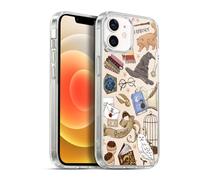 Head Case Designs Licenciado Oficialmente Harry Potter Patrón Hogwarts Reliquias de la Muerte XXXVII Caso Funda de Gel Suave Compatible con Apple iPhone 12 / iPhone 12 Pro
