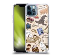 Head Case Designs Licenciado Oficialmente Harry Potter Patrón Hogwarts Reliquias de la Muerte XXXVII Carcasa de Gel de Silicona Compatible con Apple iPhone 12 Pro MAX