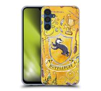 Head Case Designs Licenciado Oficialmente Harry Potter Patrón Hufflepuff Reliquias de la Muerte XIII Caso Funda de Gel Suave Compatible con Samsung Galaxy A15