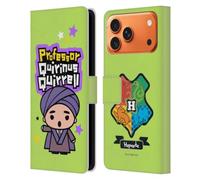 Head Case Designs Licenciado Oficialmente Harry Potter Quirinus Quirrell Reliquias de la Muerte XXXIII Funda de Cuero Tipo Cartera Compatible con Apple iPhone 17 Pro MAX