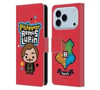 Head Case Designs Licenciado Oficialmente Harry Potter Remus Lupin Reliquias de la Muerte XXXIII Funda de Cuero Tipo Cartera Compatible con Apple iPhone 17 Pro
