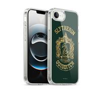 Head Case Designs Licenciado Oficialmente Harry Potter Slytherin Quidditch Reliquias de la Muerte X Funda de Gel [Grado Militar] Compatible con Apple iPhone 16e / iPhone 17e Y Compatible con MagSafe