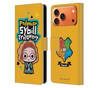 Head Case Designs Licenciado Oficialmente Harry Potter Sybill Trelawney Reliquias de la Muerte XLV Funda de Cuero Tipo Cartera Compatible con Apple iPhone 17 Pro MAX