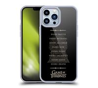 Head Case Designs Licenciado Oficialmente HBO Game of Thrones Cita Temporada 8 para El Trono Arte Caso Funda de Gel Suave Compatible con Apple iPhone 13 Pro MAX