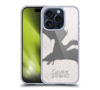 Head Case Designs Licenciado Oficialmente HBO Game of Thrones Dragón Arte Clave Caso Funda de Gel Suave Compatible con Apple iPhone 15 Pro