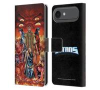 Head Case Designs Licenciado Oficialmente Justice League DC Comics #4 Sons of Trigon Teen Titans Comic Art Funda de Cuero Tipo Cartera Compatible con Apple iPhone 17 Air