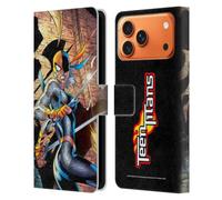 Head Case Designs Licenciado Oficialmente Justice League DC Comics #57 Ravager Teen Titans Comic Art Funda de Cuero Tipo Cartera Compatible con Apple iPhone 17 Pro MAX