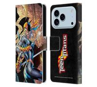 Head Case Designs Licenciado Oficialmente Justice League DC Comics #57 Ravager Teen Titans Comic Art Funda de Cuero Tipo Cartera Compatible con Apple iPhone 17 Pro
