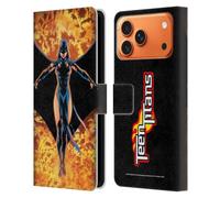Head Case Designs Licenciado Oficialmente Justice League DC Comics #8 Raven Teen Titans Comic Art Funda de Cuero Tipo Cartera Compatible con Apple iPhone 17 Pro MAX