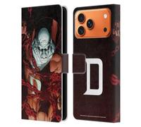 Head Case Designs Licenciado Oficialmente Justice League DC Comics Deadman #1 Arte cómico Oscuro Funda de Cuero Tipo Cartera Compatible con Apple iPhone 17 Pro MAX