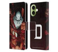 Head Case Designs Licenciado Oficialmente Justice League DC Comics Deadman #1 Arte cómico Oscuro Funda de Cuero Tipo Cartera Compatible con Apple iPhone 17