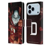 Head Case Designs Licenciado Oficialmente Justice League DC Comics Deadman #1 Arte cómico Oscuro Funda de Cuero Tipo Cartera Compatible con Apple iPhone 17 Pro