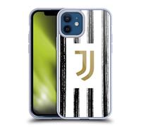 Head Case Designs Licenciado Oficialmente Juventus Football Club Casa 2020/21 Kit de Partido Caso Funda de Gel Suave Compatible con Apple iPhone 12 / iPhone 12 Pro