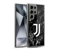 Head Case Designs Licenciado Oficialmente Juventus Football Club Negro Mármol Caso Funda de Gel Suave Compatible con Samsung Galaxy S24 Ultra 5G