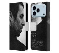 Head Case Designs Licenciado Oficialmente Liam Gallagher C'mon You Know Album Gráficos Funda de Cuero Tipo Cartera Compatible con Apple iPhone 17 Pro