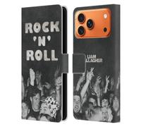 Head Case Designs Licenciado Oficialmente Liam Gallagher Portada del Álbum Gráficos Funda de Cuero Tipo Cartera Compatible con Apple iPhone 17 Pro MAX