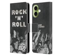 Head Case Designs Licenciado Oficialmente Liam Gallagher Portada del Álbum Gráficos Funda de Cuero Tipo Cartera Compatible con Apple iPhone 17