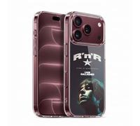 Head Case Designs Licenciado Oficialmente Liam Gallagher R 'N' R Star Gráficos Funda de Gel [Protección de Grado Militar] Compatible con Apple iPhone 18 Pro Y Compatible con MagSafe