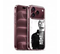 Head Case Designs Licenciado Oficialmente Liam Gallagher Why Me Gráficos Funda de Gel [Protección de Grado Militar] Compatible con Apple iPhone 18 Pro Y Compatible con MagSafe