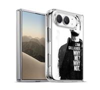 Head Case Designs Licenciado Oficialmente Liam Gallagher Why Me Gráficos Funda de Gel [Protección de Grado Militar] Compatible con Apple iPhone Duo Y Compatible con MagSafe