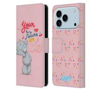 Head Case Designs Licenciado Oficialmente Me To You Tu Futuro es Brillante Diversión Retro Funda de Cuero Tipo Cartera Compatible con Apple iPhone 17 Pro