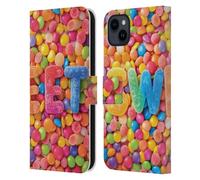 Head Case Designs Licenciado Oficialmente Michael David Ward Caramelos Fantasía Y Caprichoso Funda de Cuero Tipo Cartera Compatible con Apple iPhone 15 Plus