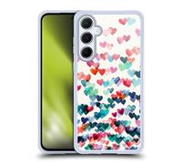 Head Case Designs Licenciado Oficialmente Micklyn Le Feuvre Conexiones del corazón de Acuarela Patrones Funda de Gel [Protección de Grado Militar] Compatible con Samsung Galaxy A55 5G